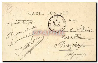 Montjavault (Oise) — Katedra — J. Bourgeix, Wyd. Gisors (Eure) — Rewers