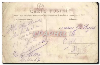 Ressons-sur-Matz — Spadzista z młyna — wydawnictwo Delahaye-Chambellan n°16 — Rewers