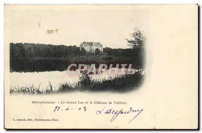 Mortefontaine — O Grande Lago e o Castelo de Vallière — L. Lesouds, editor, Mortefontaine (Oise)