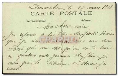 Montmacq (Oise) — O Ponte sobre a Oise — VISA Paris 717 — Verso