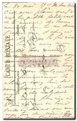 Compiègne — O Hotel de Ville e o Hotel de la Cloche — LL — Verso