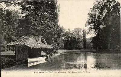 Castelo de Geresmes, o lago — Crépy-en-Valois (Oise) — Muller, Édit.