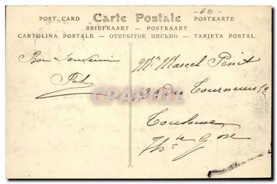 Compiègne — Uroczystości w cenie Jeanne d'Arc (1909) — Marsz Kortżu Historycznego — ND Pbot. — Rewers