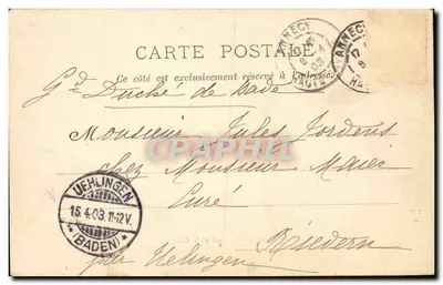 Annecy — El Puerto y el Castillo — PPA 57 — Reverso