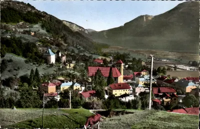 Sallanches (Haute-Savoie) — Vista da Vale do Arve — Edições J. Cellard, Bron (Rhône)