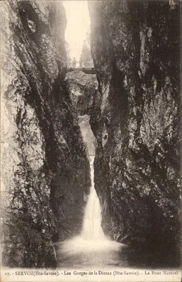 Gorges da Diozaz (Alta Saboia) — O Ponte Natural — L. Faurz, editor, n°17