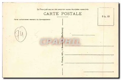 Gorges da Diozaz (Alta Saboia) — O Ponte Natural — L. Faurz, editor, n°17 — Verso