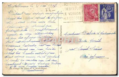 Castellammare — aldeia nevada — CI. G. Fairphil — Verso
