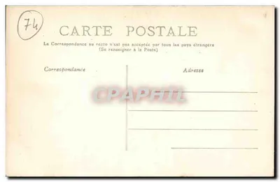 THONON-les-BAINS, la Grande Rue — editore C. P. H. (n° 134) — Verso