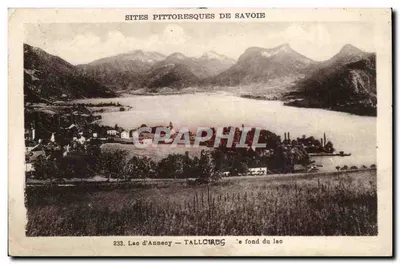Lago de Annecy — Talloires — fundo do lago — Sites pittoresques da Saboia, n°233