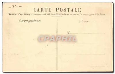 Gorges do Fier — Inverno 1906-1907 — A. Gardet, Annecy — Verso