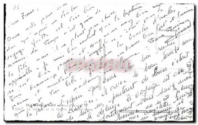 Platou d'Assy — Widok wsi i łańcucha Alp Mlecznych — Wydawnictwo Anecy — Rewers