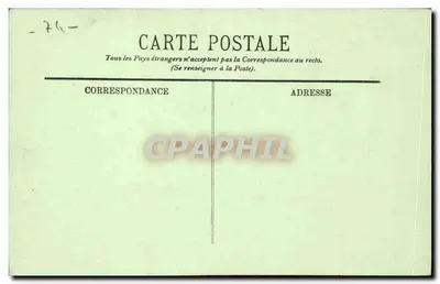 Annecy Bilhete postal antigo Cascade — Verso