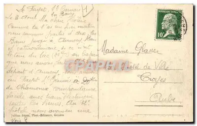 Chamonix — Przejście przez Morze lodowe — J. J. 544 B — Rewers