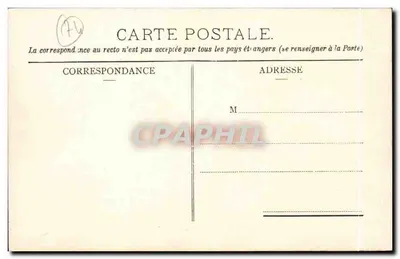 Chamonix - Mont Blanc — widok z jeziora z górami na tle — wydawca nieodczytelny, numer seryjny 2371 — Rewers