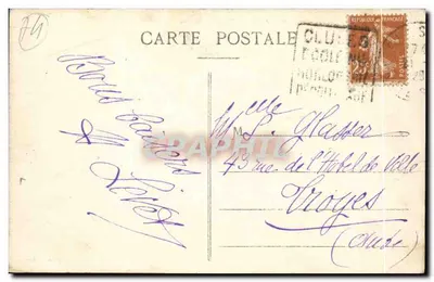 Chamonix — Chalet Flégère i Aiguille du Dru — wydawca anonimowy, nr 868 — Rewers