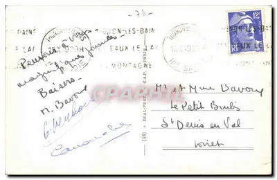 Thonon-les-Bains — Port rybacki — LL nr 110 — Rewers
