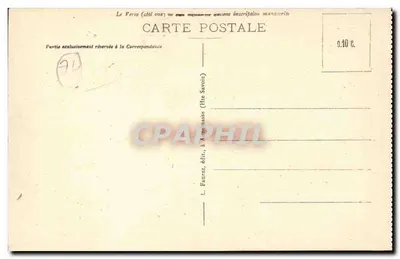 Jezioro Annecy (Hte-Savoie) — Część między Zamekiem Duingt a Talloires — wydawca L. Faurraz — Rewers
