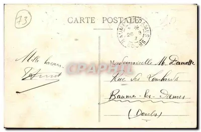 Annecy — Ilha dos Cisnes — Ad. Pariot, foto, Annecy — Verso