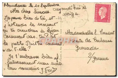 Abondance (Haute-Savoie) — Klasztor — P.L. n°22 — Rewers