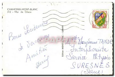 Morze lodowe — Chamonix-Mont-Blanc — Wydawnictwo Mont-Blanc - Léman — Rewers