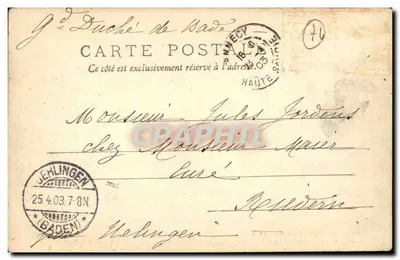 Annecy - A Ilha dos Cisnes — Pittier, Fot. Ed. Annecy, n° 424 — Verso