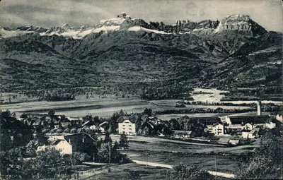 Le Fayet — The Valley of the Arve and the Aravis Range — M. Montaut, Photo-Savoye, Sallanches