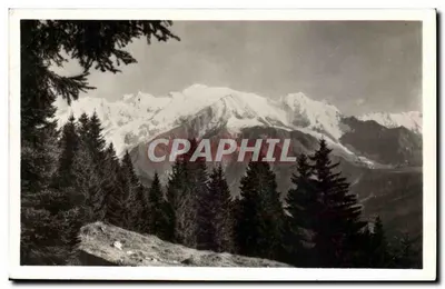 Passy (Haute-Savoie) — Plaine Joux e o Monte Branco — Coleção « Lehut Passy »