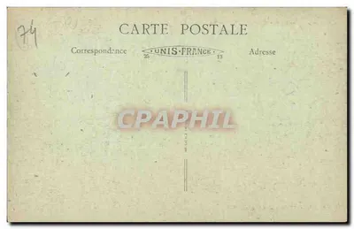 Modane - Bairro da Estação — Vignoud, Tabacs, Modane — Cl. B.F.C. — Verso