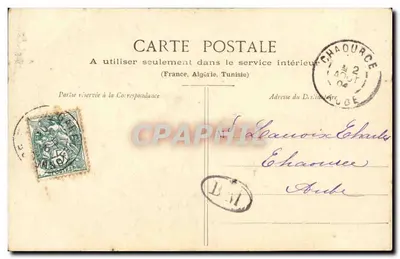 Petite Albertine — Aux grands Maux les grands Remèdes — Fototipo A. Berneret & Cie, Nancy — Verso