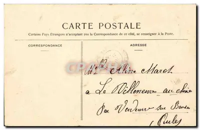 Het kantoor van de directeur — scène van huwelijksaanbod — uitgever Nancy, n°4 — Achterkant