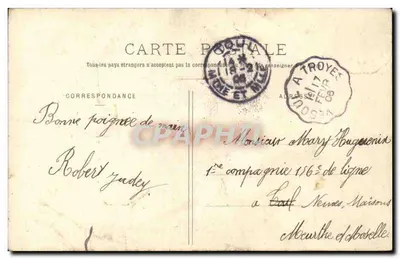 Due donne in giardino — Edizione Bergeret, n°4 — Verso