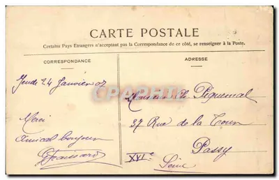 Duas fadas, Coiffées. — Série n° 34 — Editor Coiffées, Paris — Verso