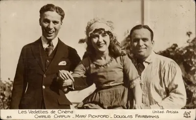 As Estrelas do Cinema — Charlie Chaplin, Mary Pickford, Douglas Fairbanks — J.A.N. Paris, n°85