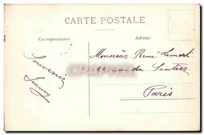St-Pair-sur-mer — O banho em um mar agitado — J. Puol, Fot. — Verso
