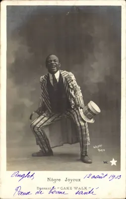 Negro Alegre — Dançarino de « Cake Walk » — Waïery, Paris