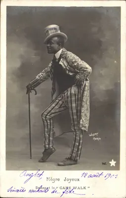 Negro Alegre — Dançarino do 'Cake Walk' — Walery, Paris