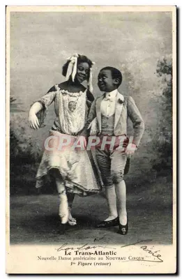 Dois dançarinos negros — O Trans-Atlantic no Novo Circo — Paris