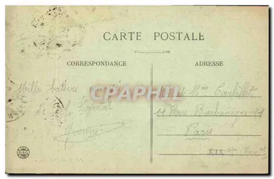 Châteauroux — Hospital Civil e Militar — Sala de Operações — Editor G. G. Châteauroux, n°3 — Verso