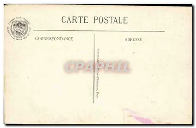 Mulheres esperando o carteiro — cena de rua — Visé à Paris, N°860, reprodução litográfica — Verso
