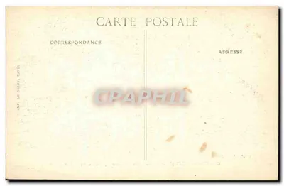 Boissy-l'Aillerie (S.-et-O.) — O Pássaro Azul — Um Canto do Grande Salão — Cliché Ledet — Verso