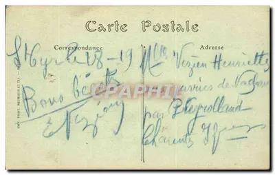 Escola de SAINT-CYR — A Rue de la Pompe — ND. Fot. — Verso