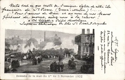 Incêndio da Igreja de Saint-Pierre (Gerreville) — 1º ao 2 de novembro de 1902 — editor não identificado