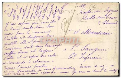 Fonderie Nationale de Ruelle (Charente) — Zakład Montażowy — Zbiór G. Belliean — Rewers