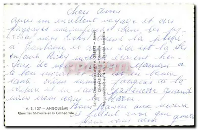 Angoulême — dzielnica Saint-Pierre i katedra — Gilbert — Rewers
