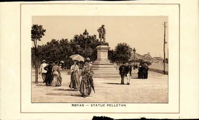 Royan — Statua Pelletan