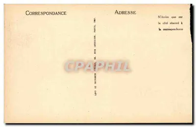 Clermont-Ferrand — San Antonio y su cerdo — G. J. — Reverso