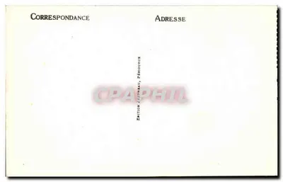 Périgueux — Ruiny zamku Barrière — Wydawnictwo Nautureau, Périgueux — Rewers