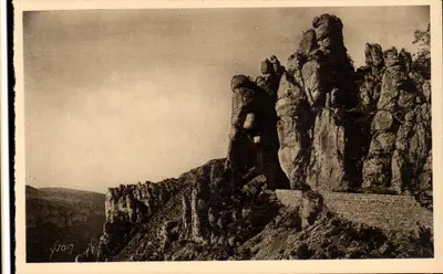 Gorges do Tarn — De Meyrueis a Sainte-Énimie — O Túnel de Bouillière — Éditions d'Art Welli, Paris