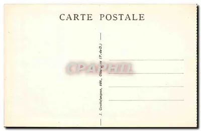 Lago de Guéry — Auvergne — g. d’o. - 1446 — Verso